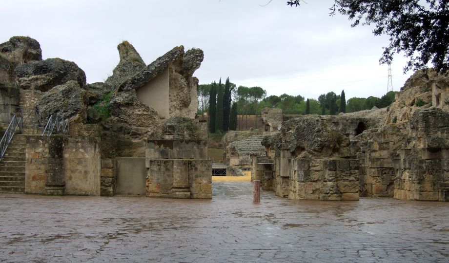 Entrada a las ruinas de Itálica